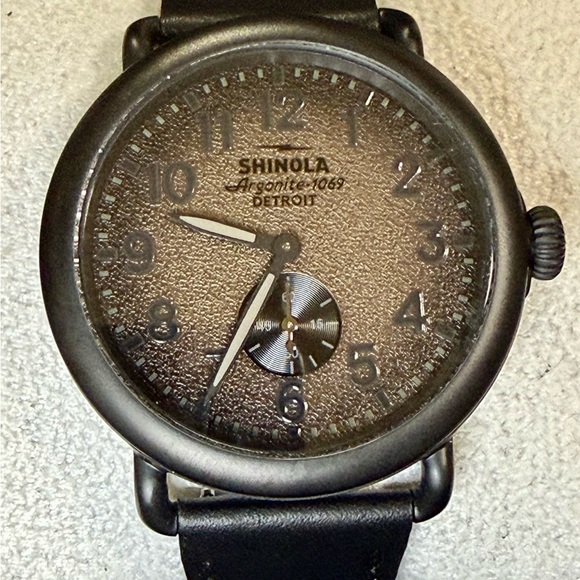 Shinola Other - Shinola Runwell Argonite 1069 Blackout Classic Mens Watch